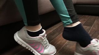 Femdome Mistress in Black Sock Leggings