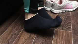 Femdome Mistress in Black Sock Leggings