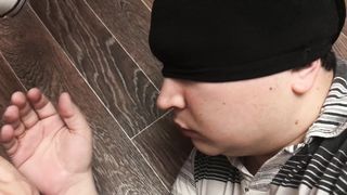 Femdome Slave Lick White Shoes Mistress