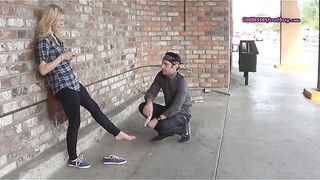 GoddessesFootboy - Chloe Public Degradation