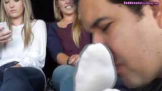 GoddessesFootboy - Cruel White Girls Degrade mexican slave