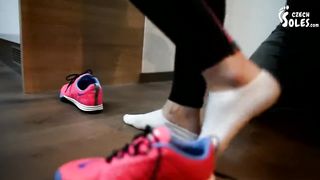 Gym Socks and Feet Slave