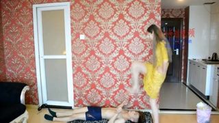 Asian Girl Face Stomp