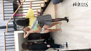 Chinese Mistress Foot Worship Trample Ballbusting kicking北京优优子颜双S踢裆踩踏调教恋足M男