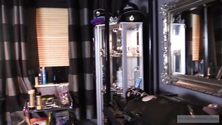 Mistress Courtneys Fetish Lair - Nipple - Chastity Tease in Rubber Bodybag