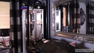 Mistress Courtneys Fetish Lair - Nipple - Chastity Tease in Rubber Bodybag