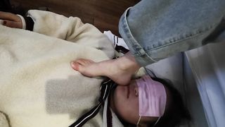 Chinese Lesbian Foot Worship 3