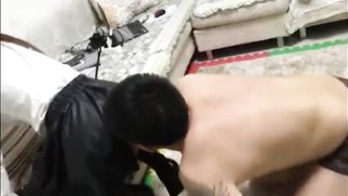 Chinese Femdom Facesitting & Ass Licking