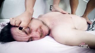 BrattyFootGirls - Mia & Nessa - Super POV Trampling