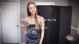 BrattyFootGirls - Naomi - Nailing your nuts