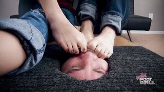 BrattyFootGirls - Nikki Next, Morgan Delray - Stuck Toe Sucker