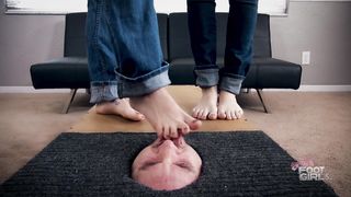 BrattyFootGirls - Nikki Next, Morgan Delray - Stuck Toe Sucker