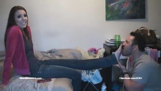 Lick mistress' feet