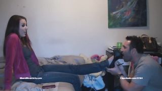 Lick mistress' feet