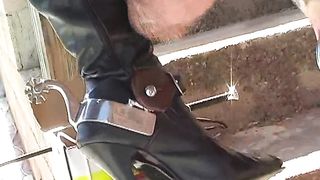 Facesitting-Queen - forced leather ass lick