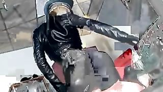 Facesitting-Queen - leather slut russian army