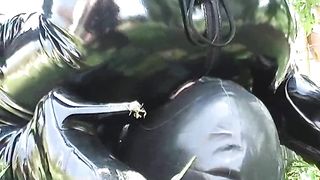 Facesitting-Queen - nail urethra rubber slave