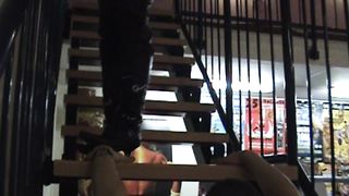 Dana`s First Time - torture Slave Gunnar in a Sports Room 2