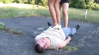 Goddess Konstanze and Angelina have a great sunny day with Gunnar 2