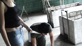 Goddess Lisa punish a Burglar 2