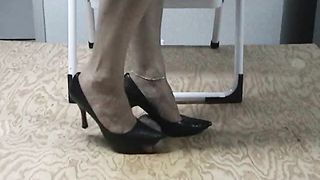 Black Pumps Cock Crush