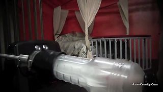 RESTRAINED AND DRAINED The Milking Of A Male Slave - Goddess Gia