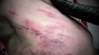 ENDLESS UNBEARABLE WHIPS TO HIS NIPPLES - Empress Kim Lee