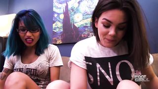 BrattyFootGirls  - Kimber Woods & Asia Perez Very Stinky Forced Foot Smelling