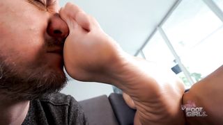 BrattyFootGirls  - Mikayla Miles - Inhale my stinky HUGE size 16s