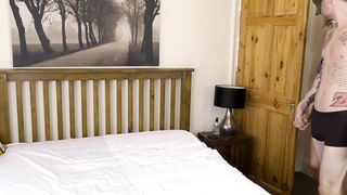 Teen couple PASSIONATE PEGGING with new leather STRAP-ON