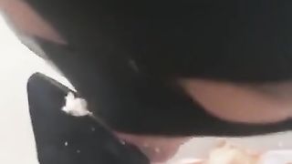 Chinese Femdom,mistress Dirty Boots Trampling Food Feeding Footslave