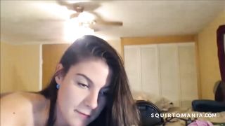 Hot Babe Squirting Over and Over Again