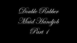 Glove Mansion Double rubber maid handjob part 1 - Nesty and Vicky Love