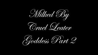 GloveMansion Milked by cruel leather Goddess part 2 - Yasmin Scott
