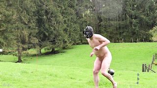 MistressLadyRenee - Ball Stretching Pony Jumping