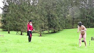 MistressLadyRenee - Ball Stretching Pony Jumping