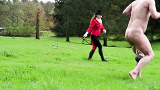 MistressLadyRenee - Ball Stretching Pony Jumping