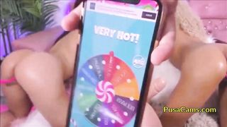 Teens 18 year old Friends Asian American and Ebony