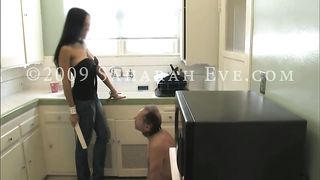 Saharah Eve - Lesson in the Kitchen - Mistress Dolly