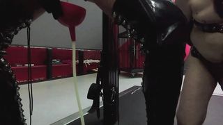 DanishFemdom - Urine inhalation