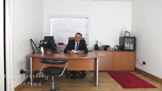 Anastaxia - Office Girl Smothers Boss For A Bonus