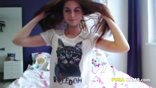 My Online Girlfriend 18 and Perfect Young Camgirl