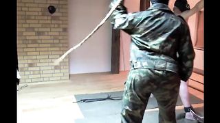 Police Woman Hard Whipping Torture