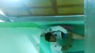 JIlbab mesum di kelas