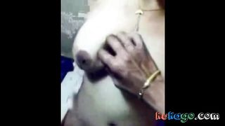 Northindian girl playing with bf dick