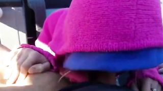 Blonde girl wants to suck it raw