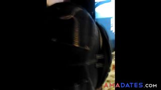 co workers girl sucks the dick