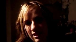 Video for wankers - Blonde on cam undressing