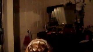 Video for wankers - Blonde on cam undressing