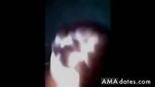 Pretty white teen suck her first BBC nut